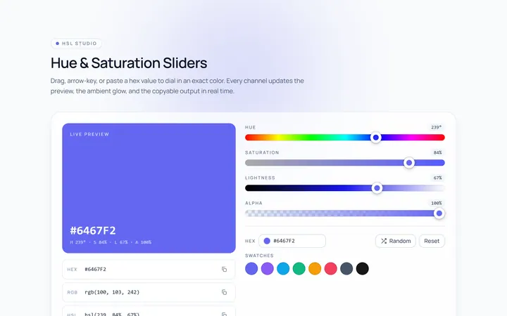 Color Hue Slider