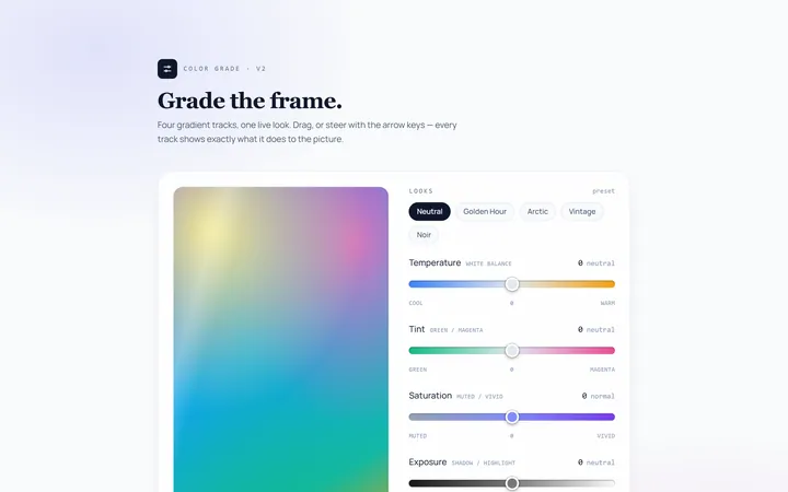 Gradient Track Slider
