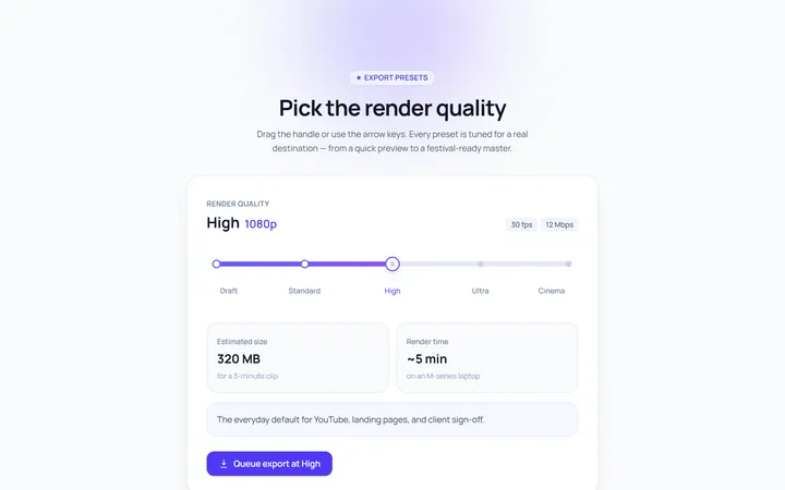 Marks Slider