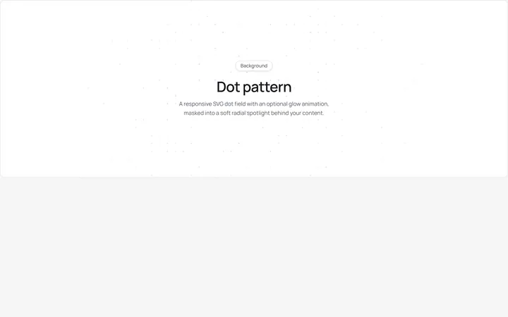 Dot Pattern Background
