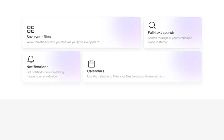 Hover-Reveal Bento Grid