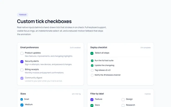 Checkbox Custom Toggle