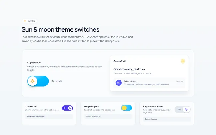 Switch Icons Toggle