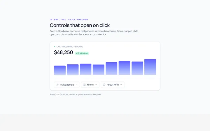 Popover Tooltip