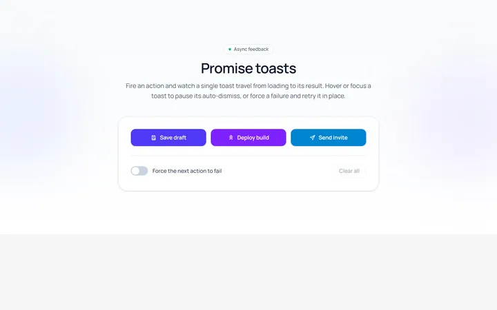 Promise Toast