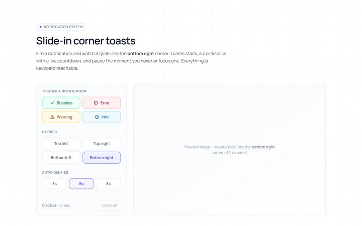 Slide In Toast
