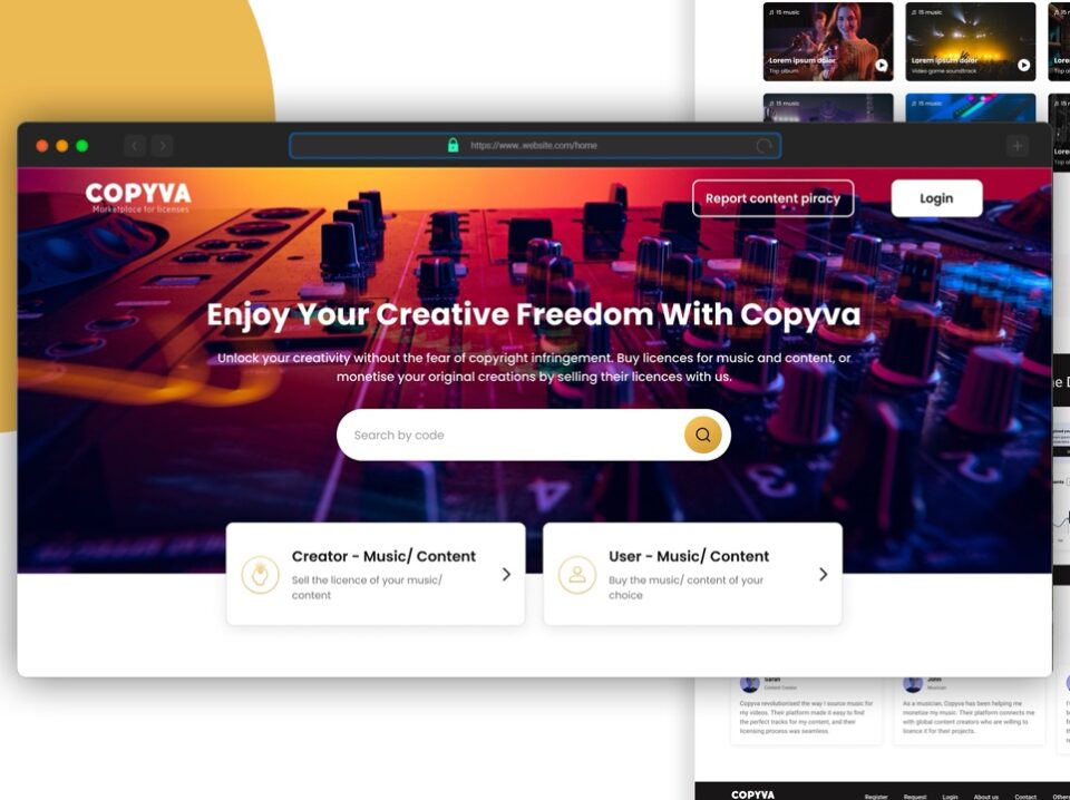 Copyva - Licensing Platform