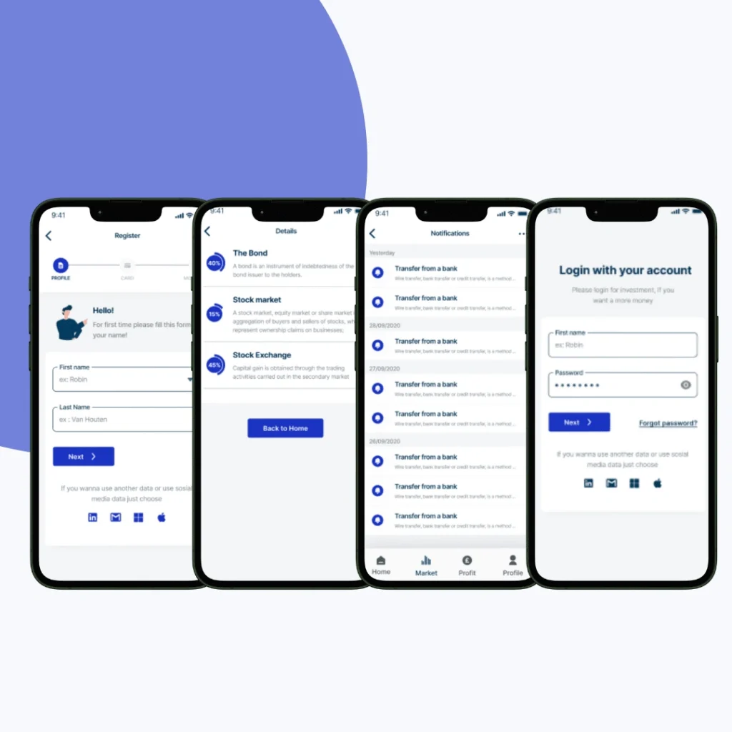 Cryptedge - Screens 1