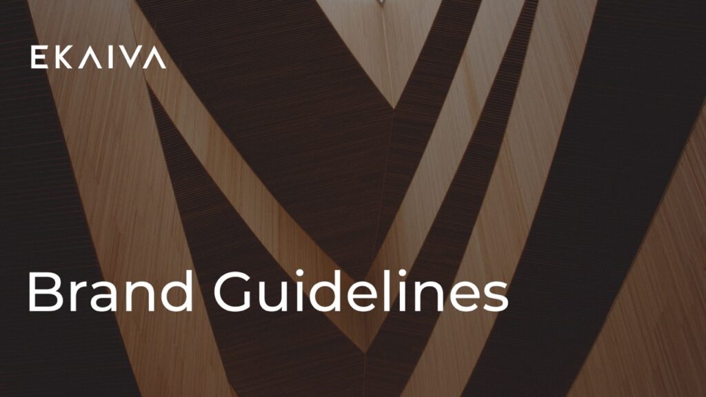 Ekaiva - Brand guidelines - Intro