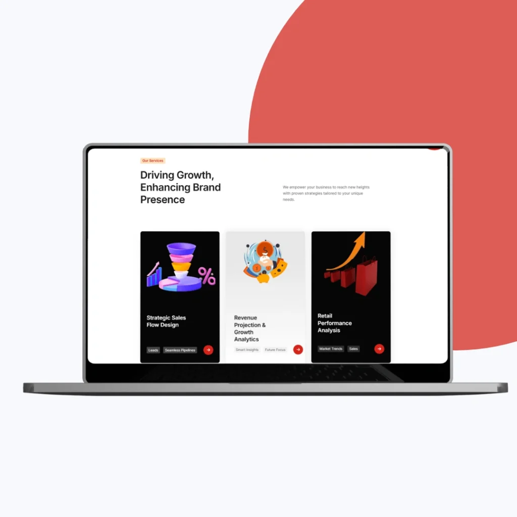 Growth Spark - Services section