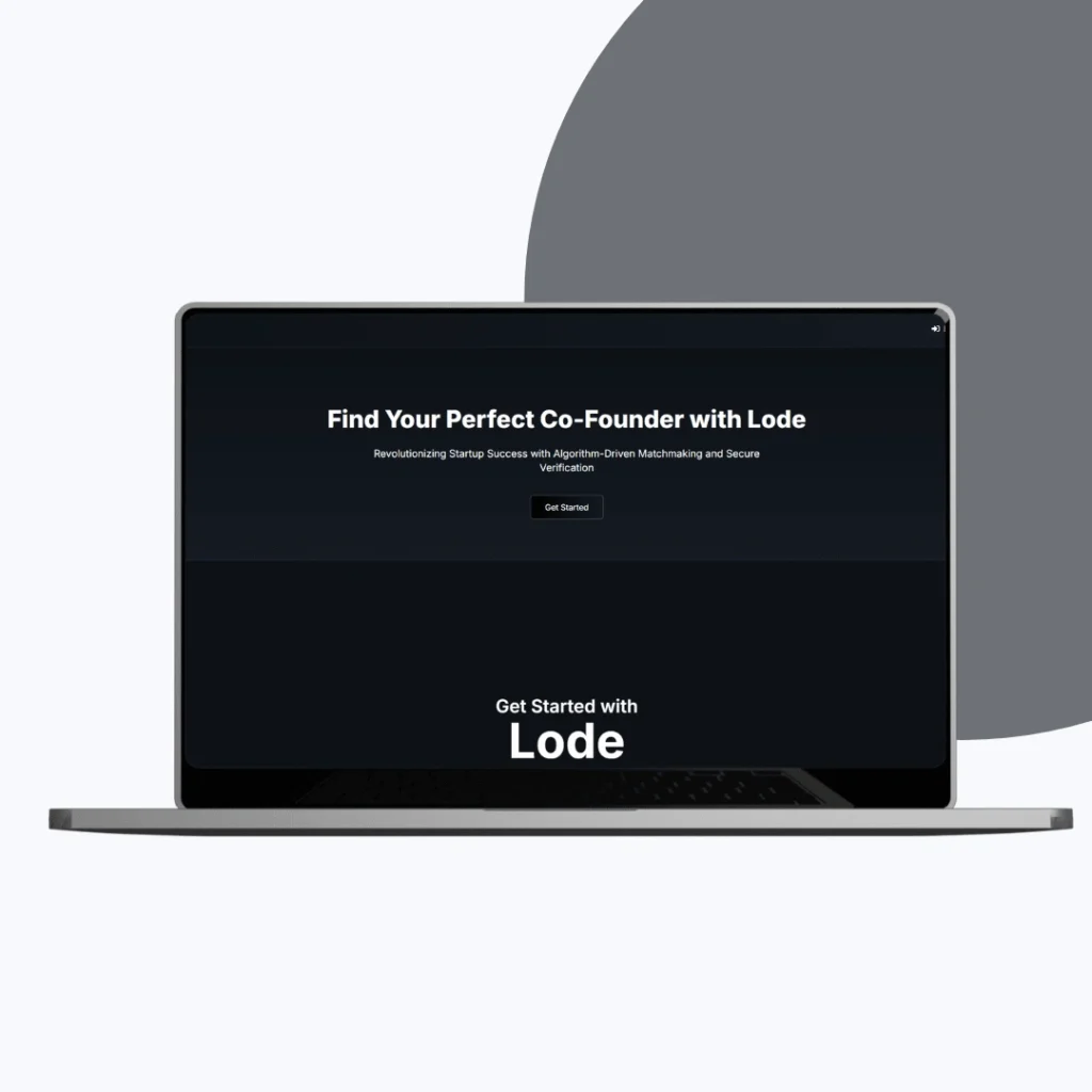 Lode - Hero section