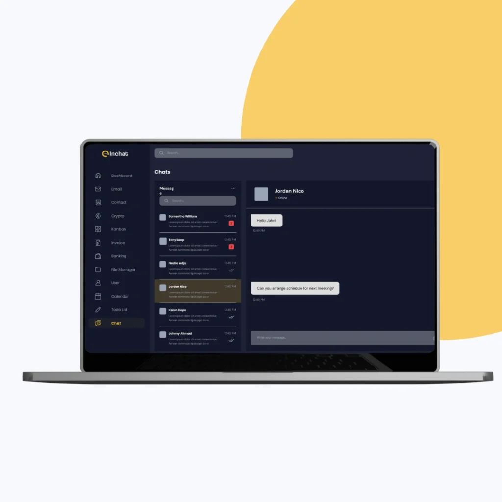 Inchat - chat section