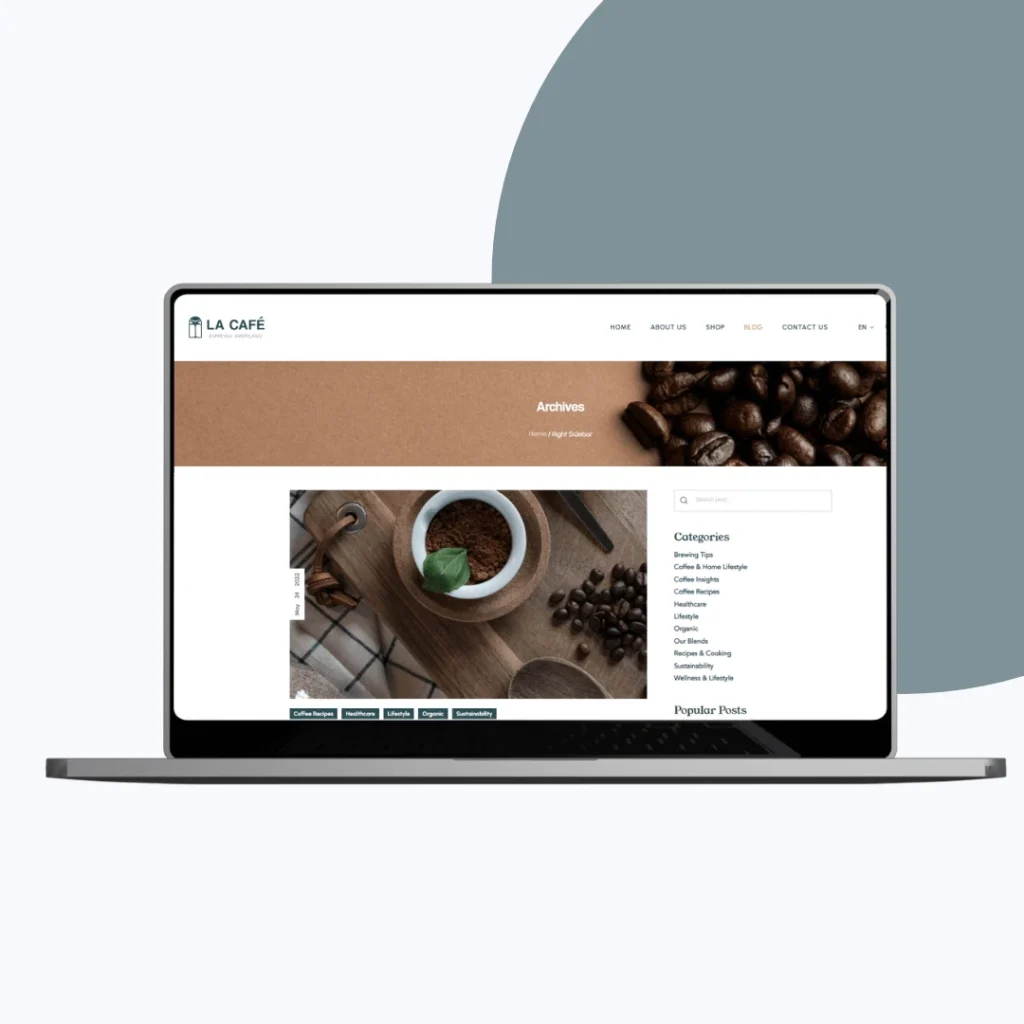 Lacafe - Blog page