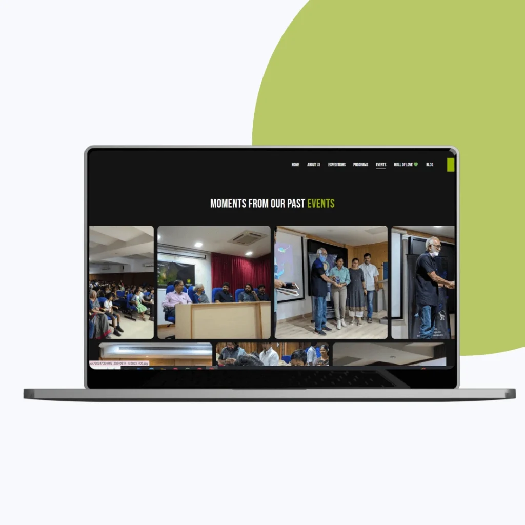 Mango Education - Events page