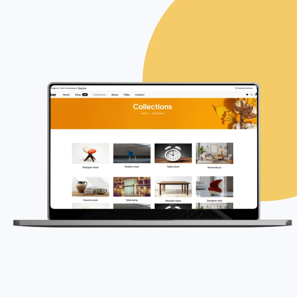 Mytimber - Collections page