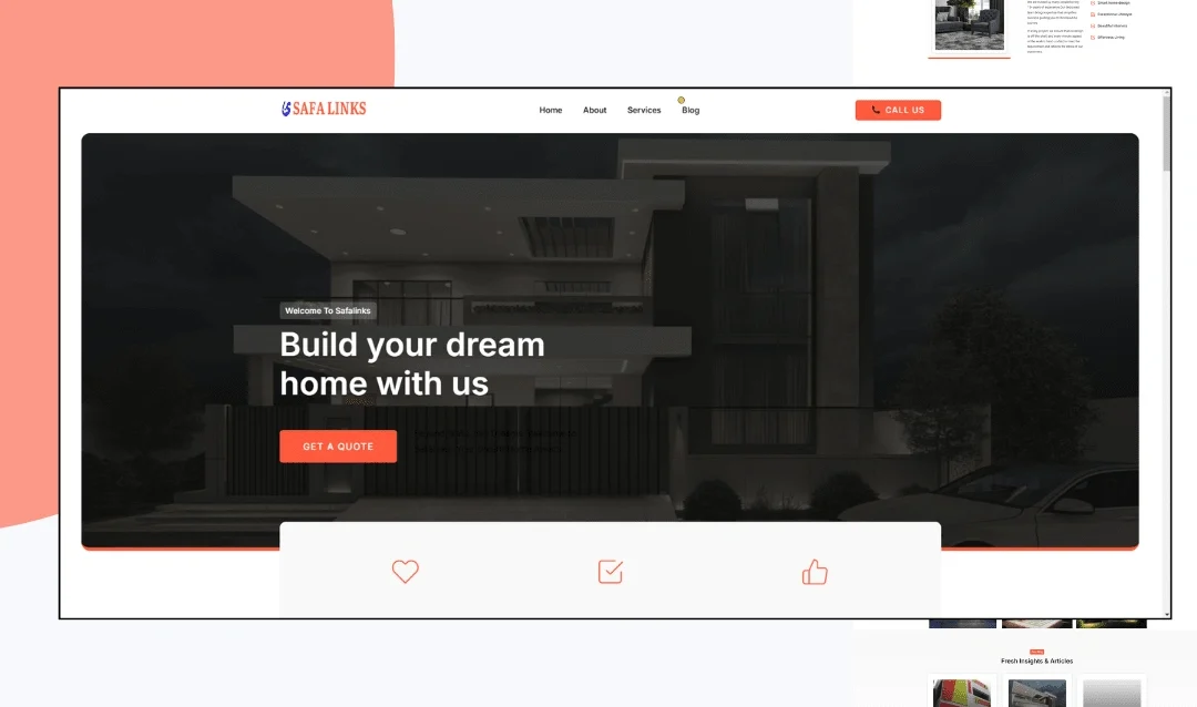Safalinks - Home page