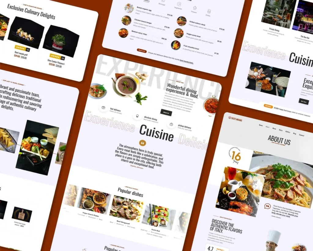 Tastemosaic - Web page