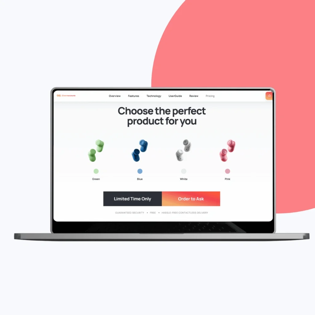 Zenwave - Products section