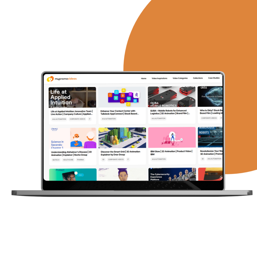 mypromovideos - Explore page